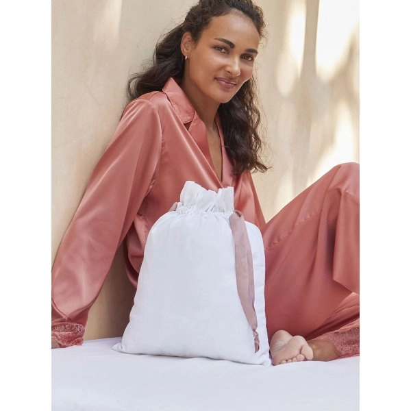 Immagine Sacchetto Cotton Gift Bag With Ribbon Drawstring