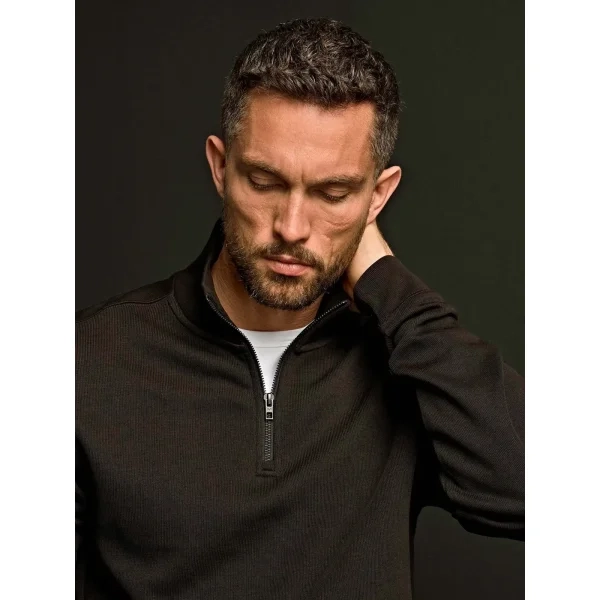 Immagine Ribbed Interlock Half Zip