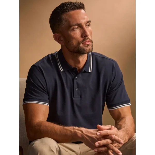 Immagine Luxury Stripe Stretch Polo