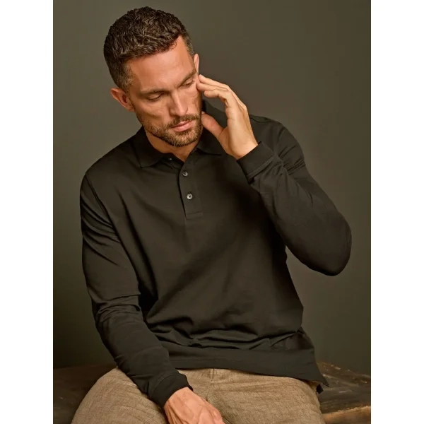Immagine Luxury Stretch Long Sleeve Polo