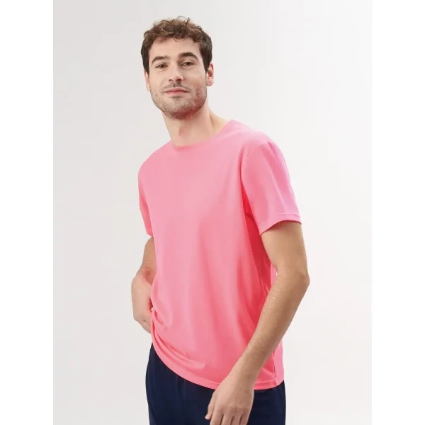 Immagine La t-shirt Personalizzabile con stampa; in poliestere adatta a sportivi, eventi e palestre