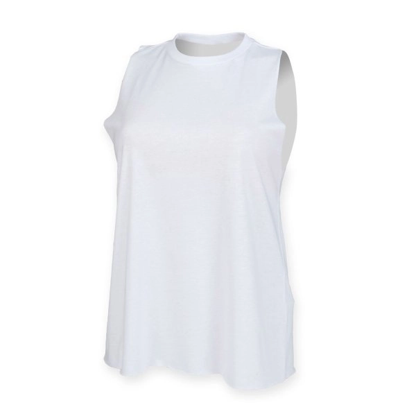 Immagine Women's High Neck Slash Armhole Vest