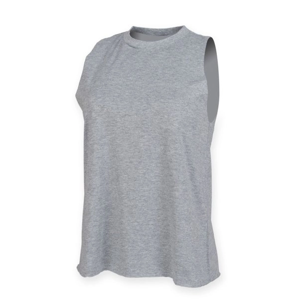 Immagine Women's High Neck Slash Armhole Vest