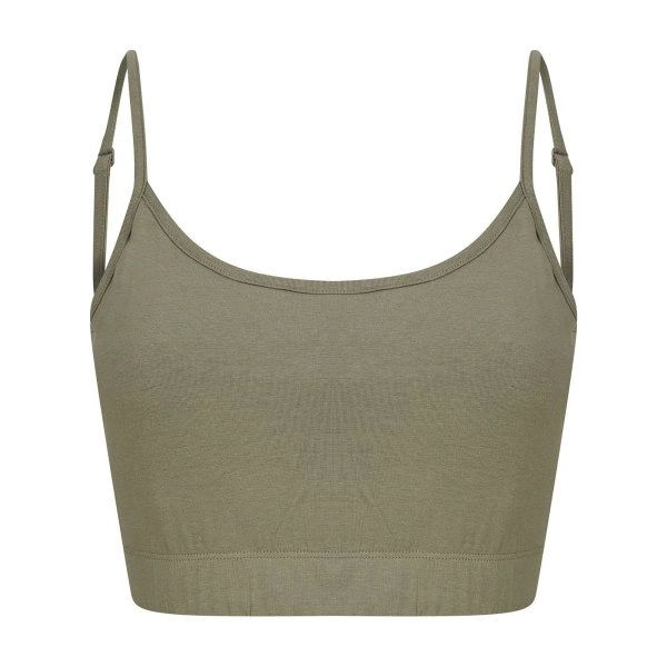 Immagine Women's Sustainable Fashion Cropped Cami Top