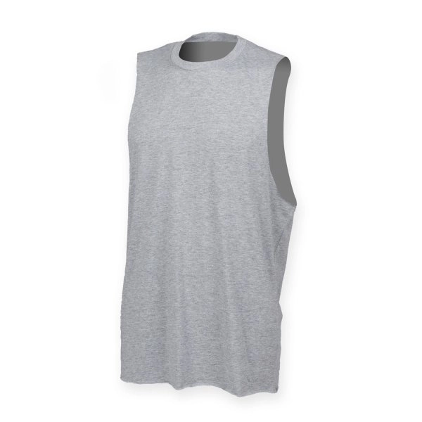 Immagine Men's High Neck Slash Armhole Vest