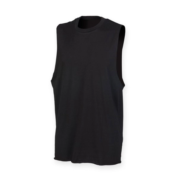 Immagine Men's High Neck Slash Armhole Vest