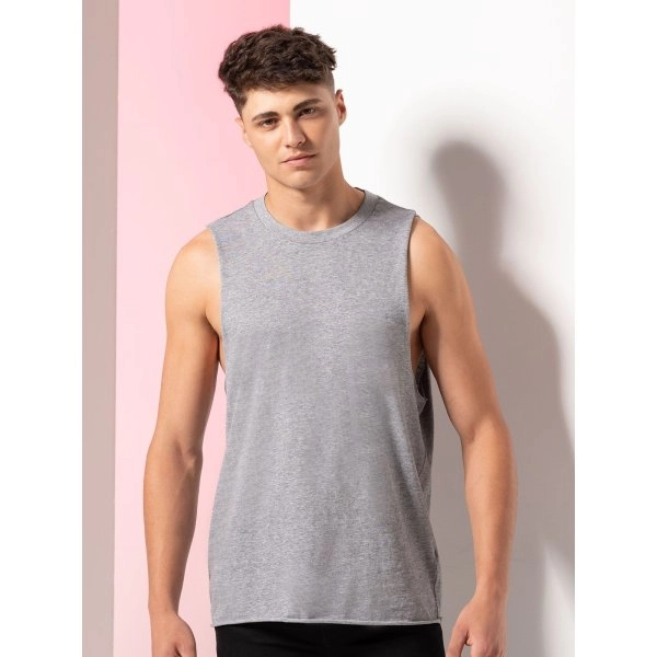 Immagine Men's High Neck Slash Armhole Vest