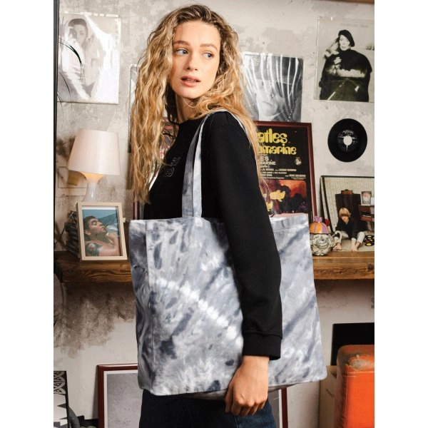 Immagine Shopper con manico lungo 58 cm. Prodotto stirato per una migliore stampabilità. - Esmeralda