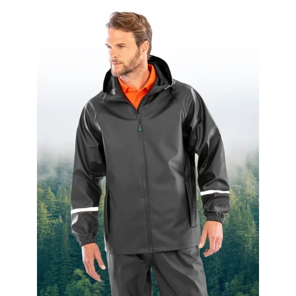 Prism pu waterproof jacket