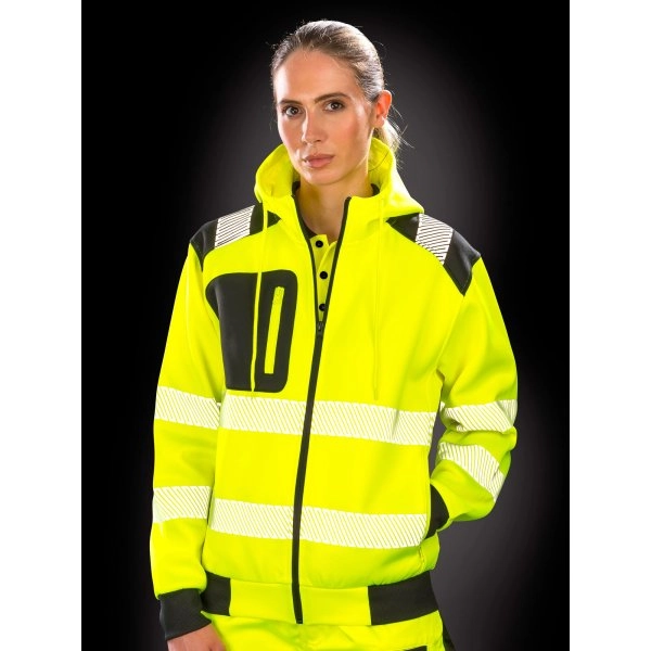 Immagine Recycled Robust Zipped Safety Hoody