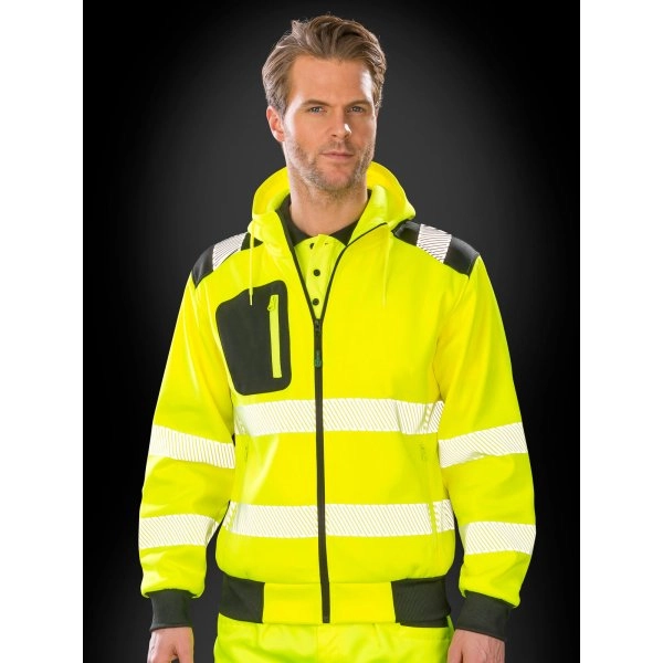 Immagine Recycled Robust Zipped Safety Hoody