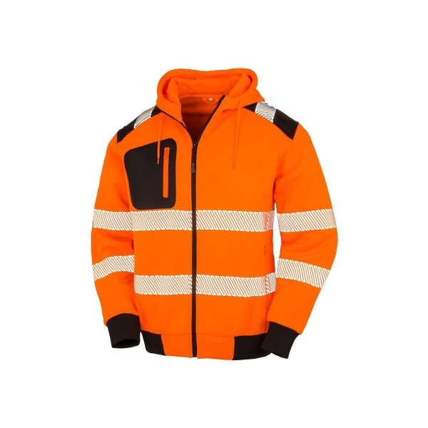 Immagine Recycled Robust Zipped Safety Hoody
