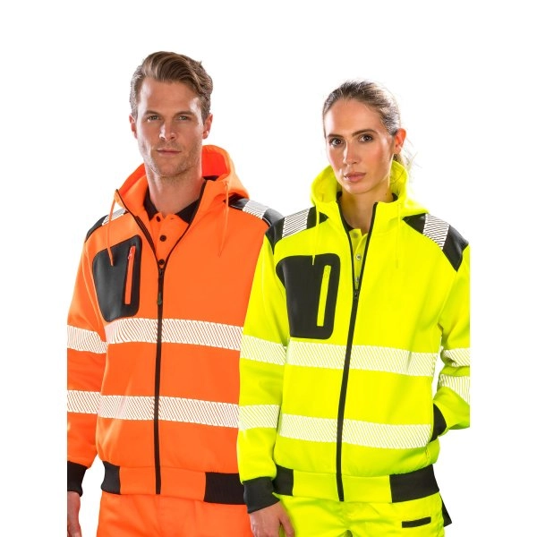 Immagine Recycled Robust Zipped Safety Hoody
