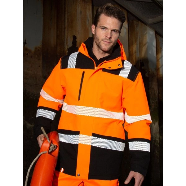 Immagine Printable Waterproof Softshell Safety Coat