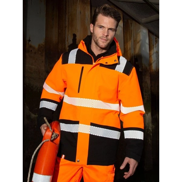 Immagine Printable Waterproof Softshell Safety Coat