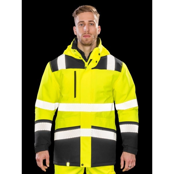 Immagine Printable Waterproof Softshell Safety Coat