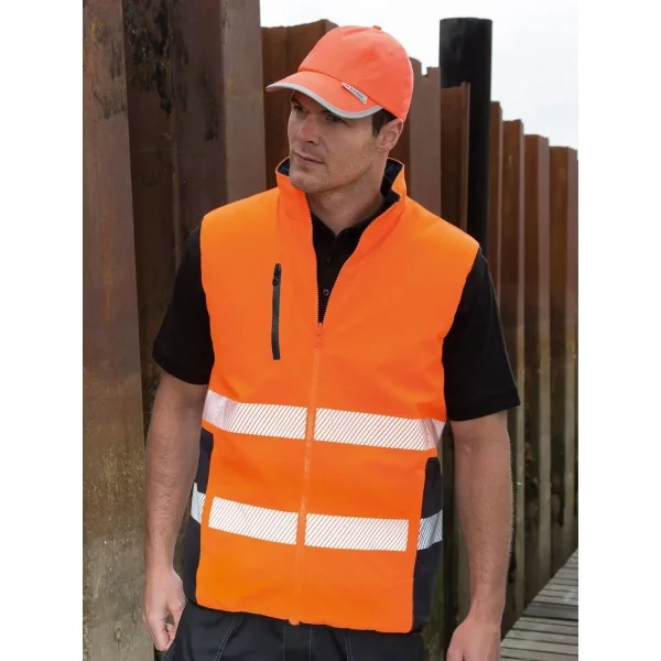 Reversible Soft Padded Safety Gilet