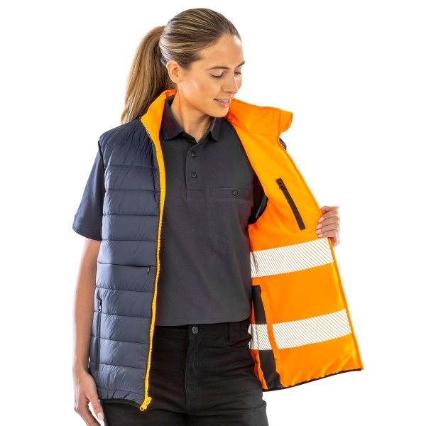 Immagine Reversible Soft Padded Safety Gilet