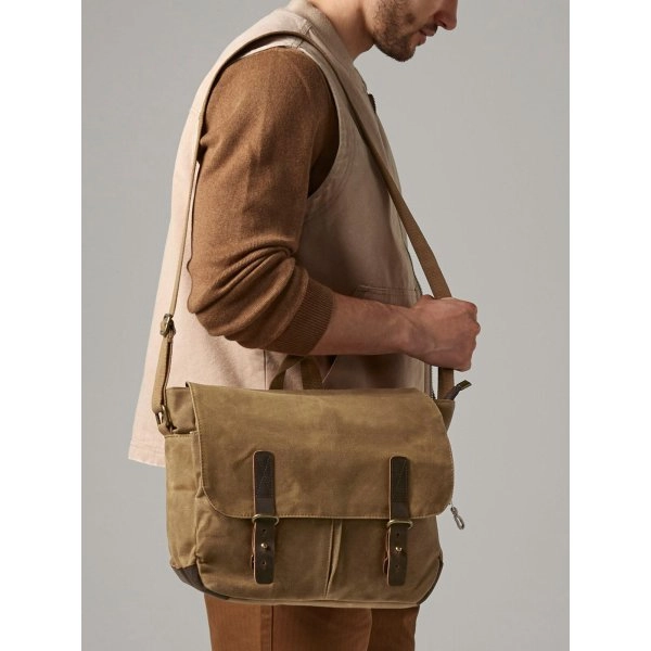 Immagine Heritage Waxed Canvas Messenger