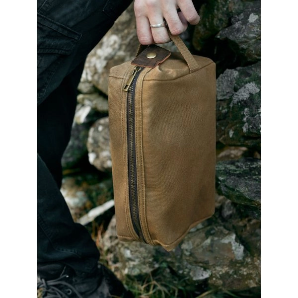 Immagine Heritage Waxed Canvas Wash Bag