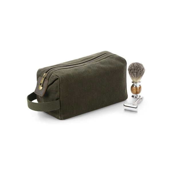 Immagine Heritage Waxed Canvas Wash Bag