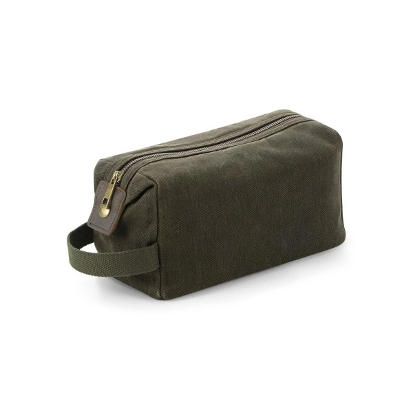 Immagine Heritage Waxed Canvas Wash Bag