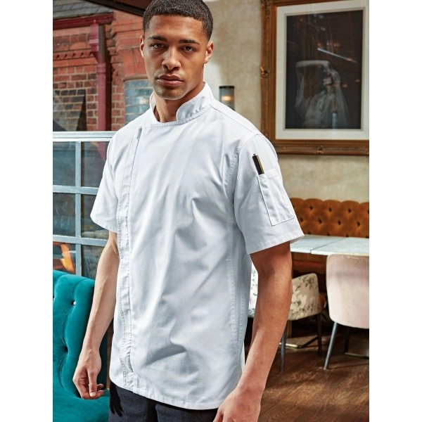 Immagine Chef's Zip-Close Short Sleeve Jacket