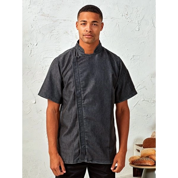 Immagine Chef's Zip-Close Short Sleeve Jacket
