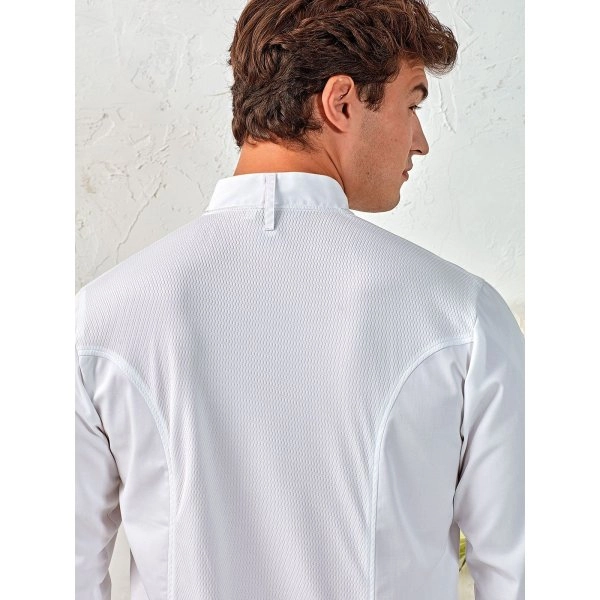 Immagine Chef's LS Coolchecker Jacket With Mesh Back Panel ack Panel