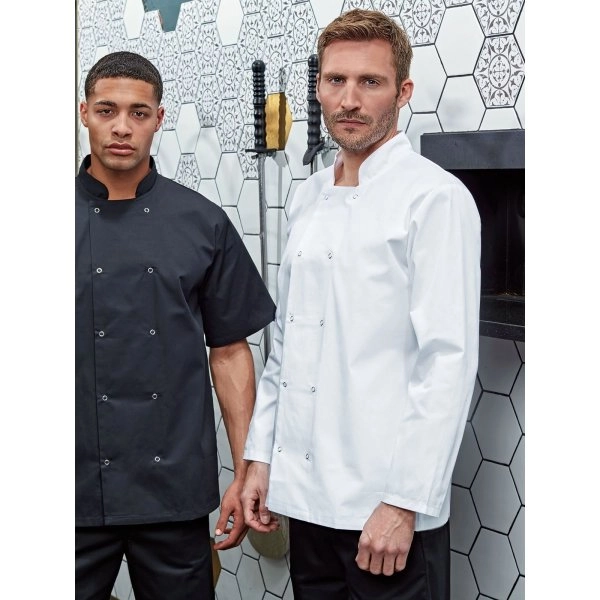 Immagine Long Sleeve Press Stud Chef'’s Jacket