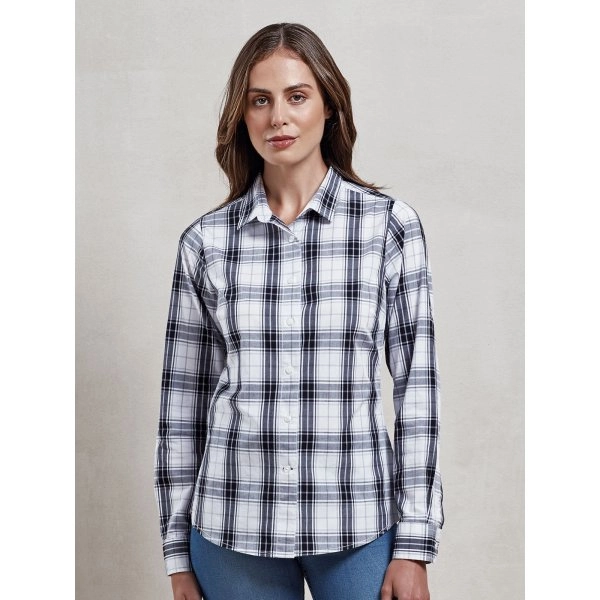 Immagine Ladies' LSL 'Ginmill' Check Cotton Bar Shirt