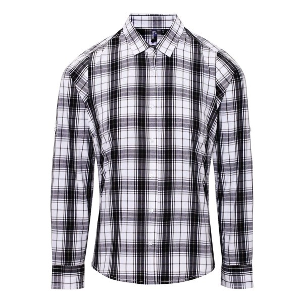 Immagine Ladies' LSL 'Ginmill' Check Cotton Bar Shirt