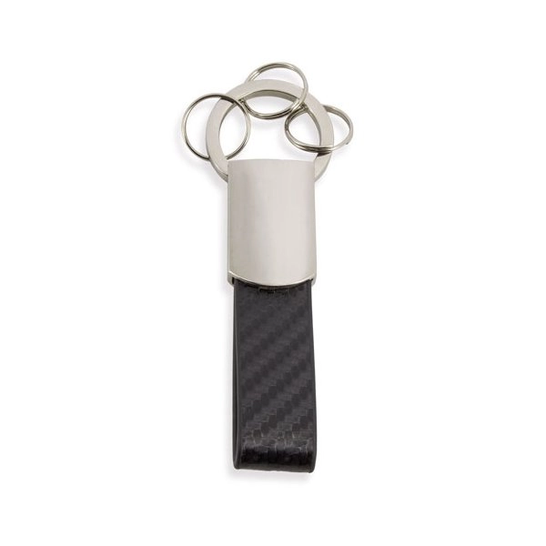 PORTACHIAVI METALLICO CARBON FIBER