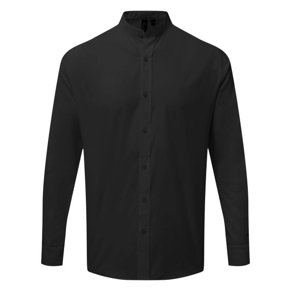 Immagine Banded Collar 'Grandad' Long Sleeve Shirt