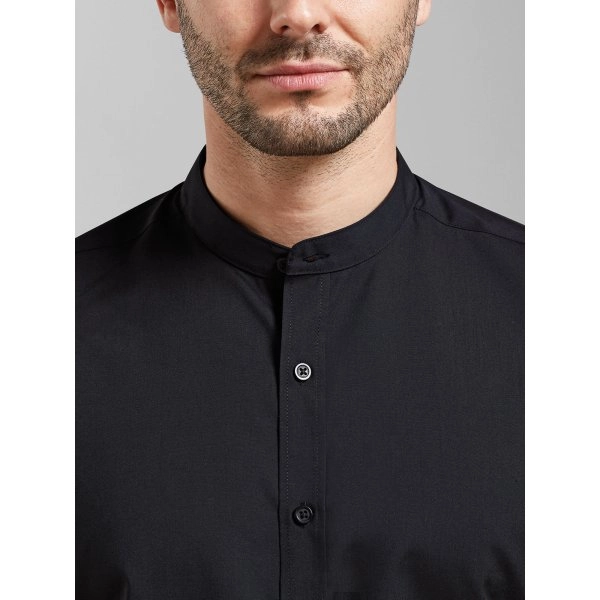 Immagine Banded Collar 'Grandad' Long Sleeve Shirt