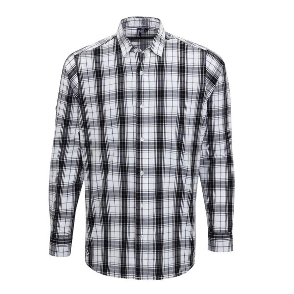 Immagine Men's Long Sleeve 'Ginmill' Check Shirt