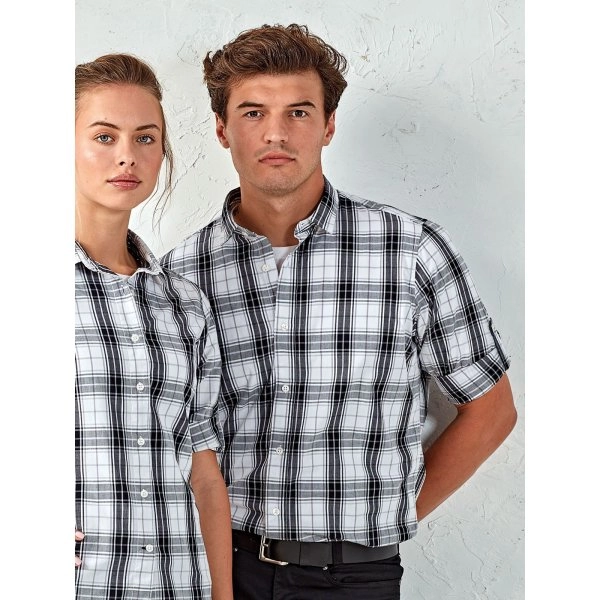 Immagine Men's Long Sleeve 'Ginmill' Check Shirt