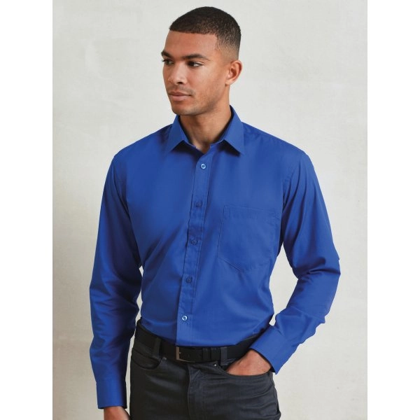 Immagine Men's Long Sleeve Poplin Shirt