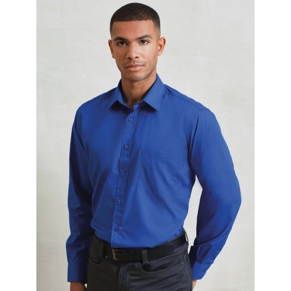 Immagine Men's Long Sleeve Poplin Shirt