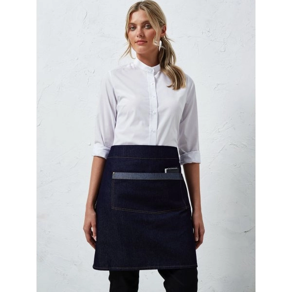 Immagine Domain Contrast Denim Waist Apron