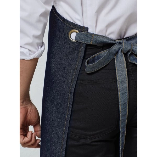 Immagine Domain Contrast Denim Bib Apron