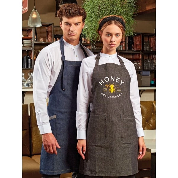 Immagine Organic Denim Fairtrade Bib Apron