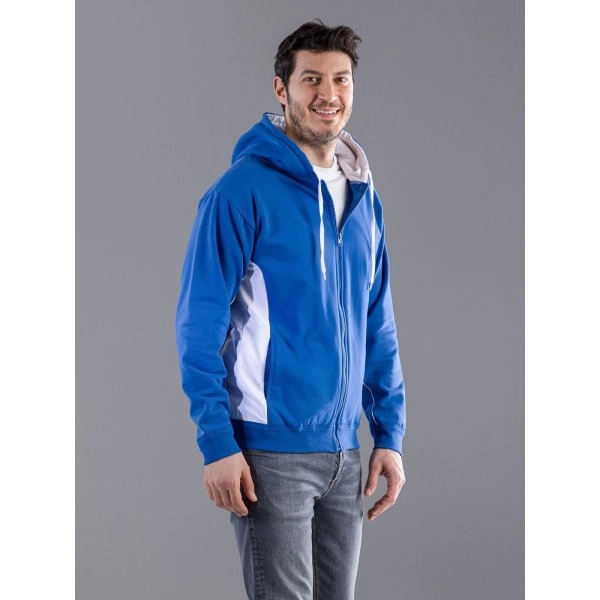 Immagine Contrast Hooded Sweat Full Zip