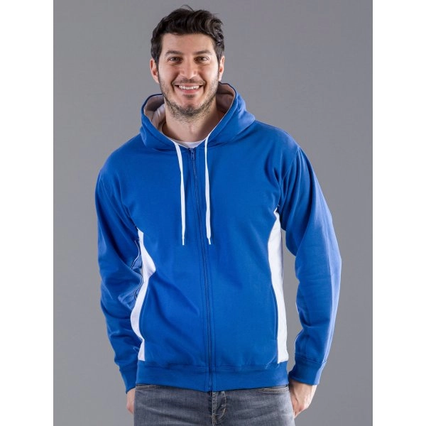 Immagine Contrast Hooded Sweat Full Zip