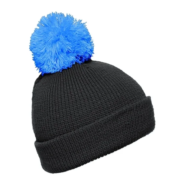 Pompon Hat with Brim