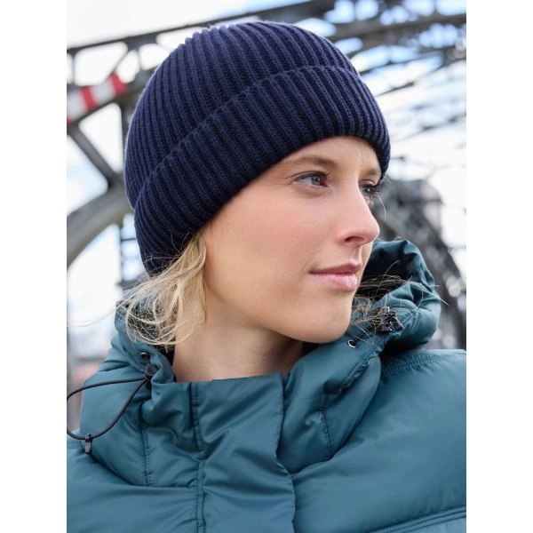 Immagine Berretto in maglia con risvolto, taglio classico - Bio Cotton Winter Beanie