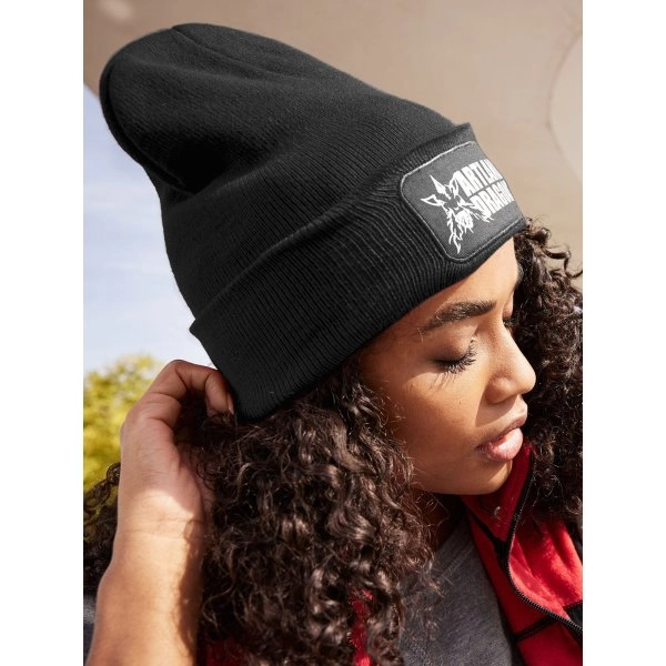 Immagine Classic Knitted Beanie With Patch