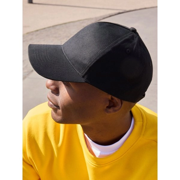 Immagine Cappellino a 6 pannelli, chiusura con fibbia argento opaca - 6 Panel Cap Bio Cotton