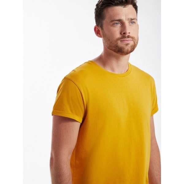Immagine Men's Organic Roll Sleeve T