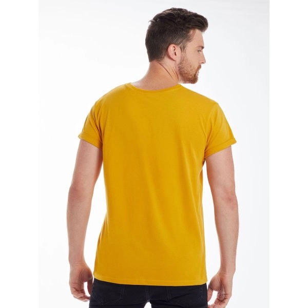 Immagine Men's Organic Roll Sleeve T